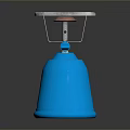 Household Blue Rubber Plunger With Metal Handle For Effective Drain Unclogging