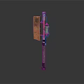 Mechanical Assembly Structure With Metal Rod Copper Plate Blue Device And Black Base