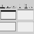 Projector Curtain Hardware 3d model