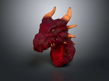 Modern Dragon Red Dragon Chinese Dragon Dragon (ID:ggajh822157)