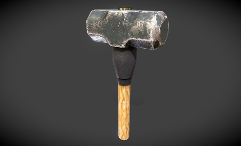 Hammer Sledgehammer Nail Hammer Axe Tomahawk 3d model