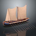 Ancient ship, ancient warship, large ancient ship, ancient warship, ancient sailing ship, ancient wooden ship, ancient armored ship, large warship 3d model