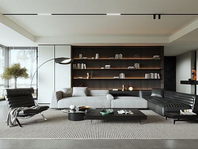 modern living room model