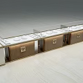 Modern Jewelry Store Interior With Glass Display Cases And Elegant Cabinets