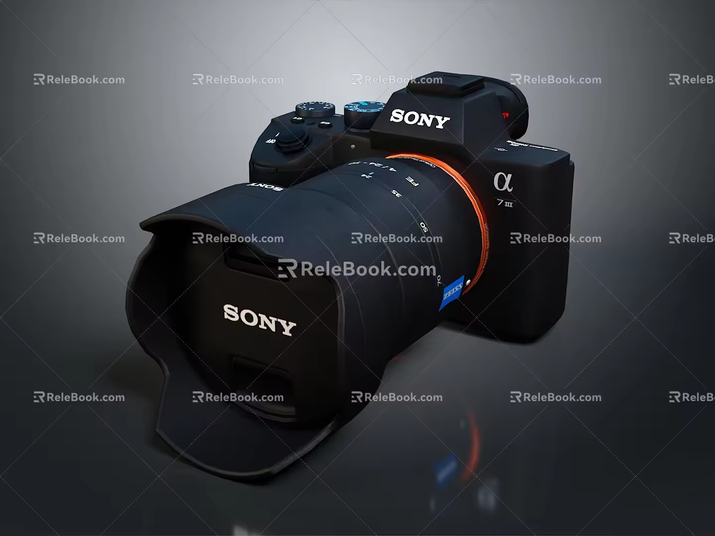 DSLR Camera Card Machine Digital Camera Digital Camera Photographic Equipment 3d model