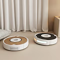 Modern sweeping robot 3d model