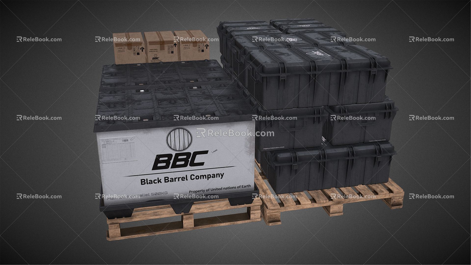 Modern Toolbox Military Assets 3d model