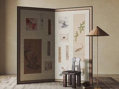 New Chinese Style Screen Partition model