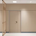 Hospital Outpatient Clinic Interior With Doors And Walls