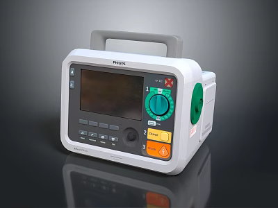 Mindray Medical Infusion Pump With Digital Display Control Knob And Operation Buttons 3d model