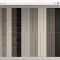 Modern Wall Panels With Multiple Colors And Various Patterns For Interior Design 3d model
