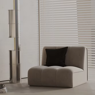 modern leisure chair 3d model