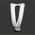 Elegant Silver Twisted Ring Design With Sparkling Stones For Modern Fashion Jewelry