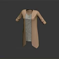 Pink Long Coat With Silver Sequined Dress For Elegant Fashion Style
