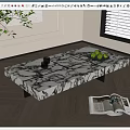 Modern coffee table 3d model