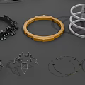 Industrial Equipment Metal Rings And Support Frames With Various Sizes And Different Designs