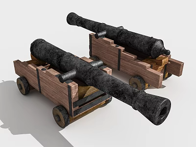 Chinese Cannon 3d model Chinese Cannon 3d model