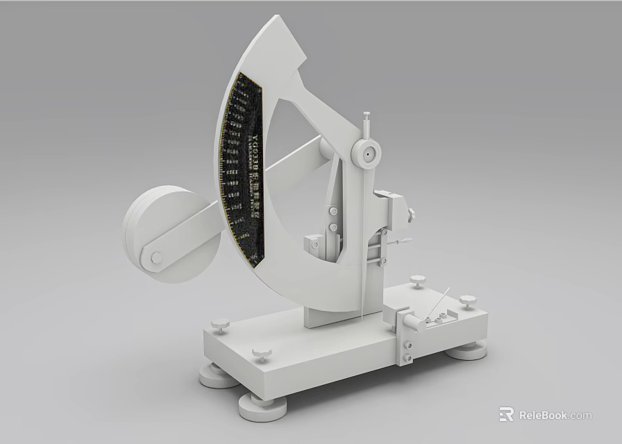 Professional Sports Equipment Mechanical Training Testing Device With Dial Scale And Stable Base 3d model 