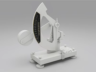 Professional Sports Equipment Mechanical Training Testing Device With Dial Scale And Stable Base 3d model