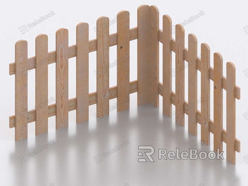 Railing Fence Guardrail Handrail Fence Fence Fence Wooden Railing New Chinese Style Railing model