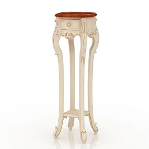 Flower stand flower a few 3d model