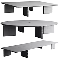 Modern Coffee Table Design With Marble Top Golden Metal Legs Oval And Rectangular Shapes