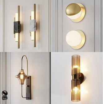 Modern wall lamp 3d model