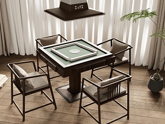 New Chinese Mahjong Table Entertainment Table 3d model