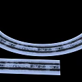 Modern Road Facilities Featuring Curved Traffic Lanes And Asphalt Pavement Markings