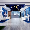 School Science and Technology Space Innovation Experience Center 3d model