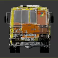 Modern School Bus Old School Bus Small Bus Small Bus 3d model