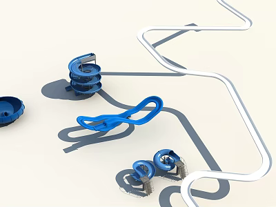 Modern play equipment Children's play equipment 3d model