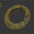 Silver Circular Bracelet With Traditional Beaded Decoration And Metal Craftsmanship