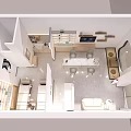 Modern Hair and Beauty Salon Interior With Stylish Reception And Comfortable Seating