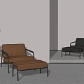 Modern single sofa 3d model