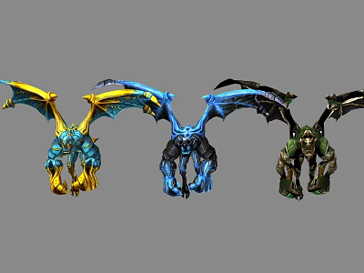 Modern Game Character Gario Sentinel's Death 3d model Modern Game Character Gario Sentinel's Death 3d model