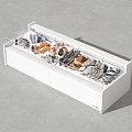 Modern Refrigerator Freezer Seafood Cabinet Seafood Fresh-keeping Cabinet Refrigerator Refrigerator 3d model