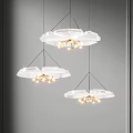 Modern chandelier 3d model