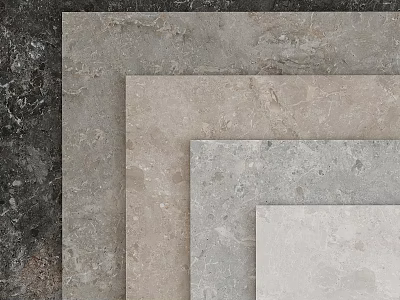 Natural Stone Components Featuring Various Colors And Natural Textures For Decoration 3d model