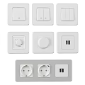 Various Matte Black Wall Switches And Sockets Collection For Residential Electrical Installation Requirements