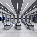 Modern Control Room With Multiple Monitoring Screens Control Desks Office Chairs And Data Displays