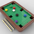 Lego Toy Billiard Table Billiard Table 3d model