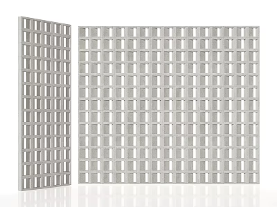 Modern partition cement brick cement partition screen cement wall cement screen 3d model