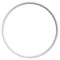 Intricate Carved Circular Frame with Detailed Patterns for Decorative Applications