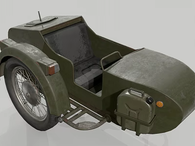 Modern Riverside Car 3d model