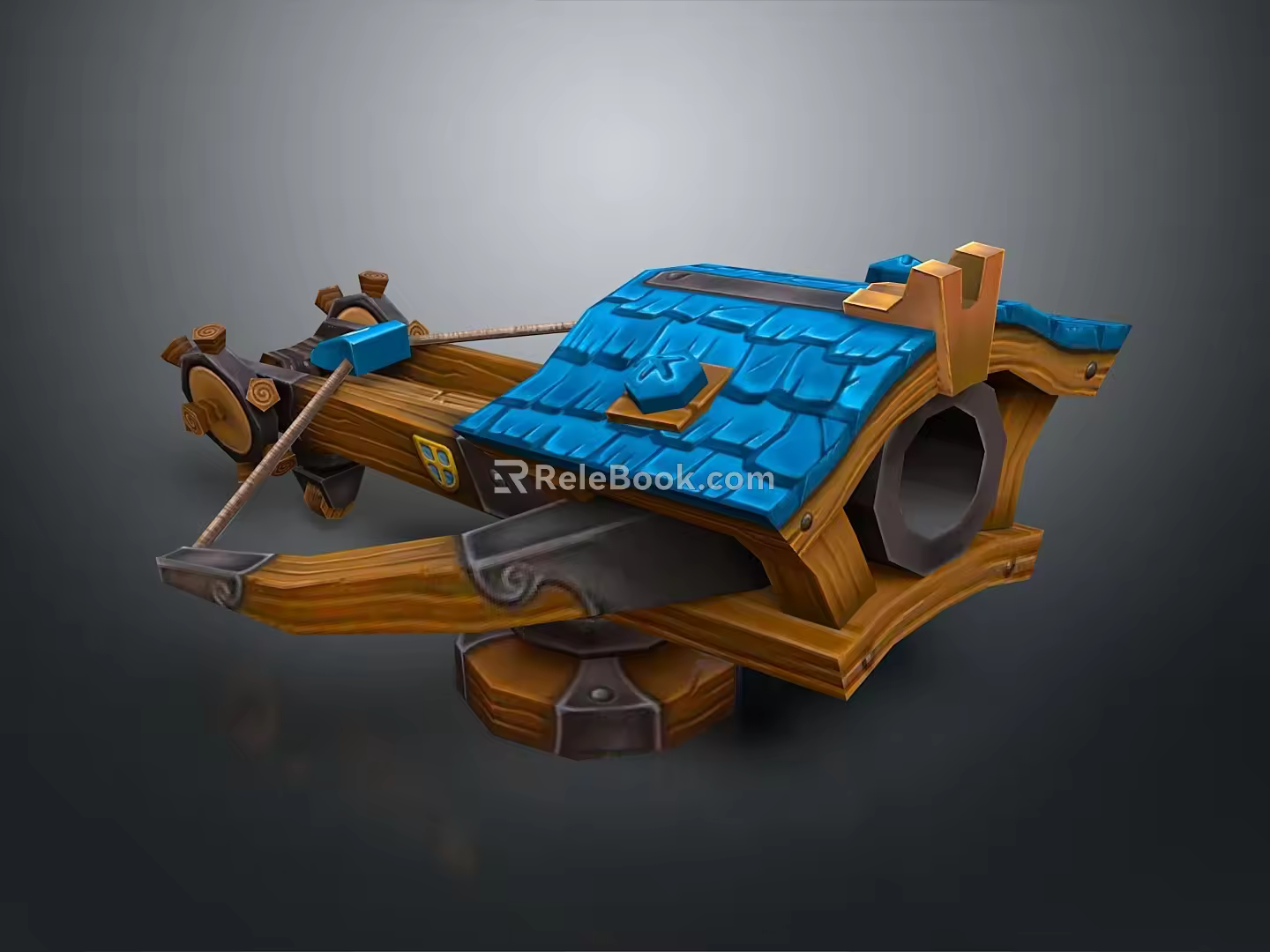 Crossbow Mechanical Crossbow Shift Bow and Arrow Shoot Far Equipment Weapons High-tech Crossbow 3d model