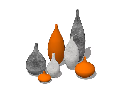 Modern ceramic ware jewelry 3d model