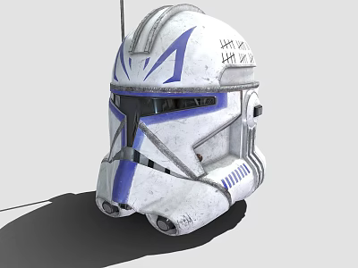Star Wars Captain Rex Helmet 3d model