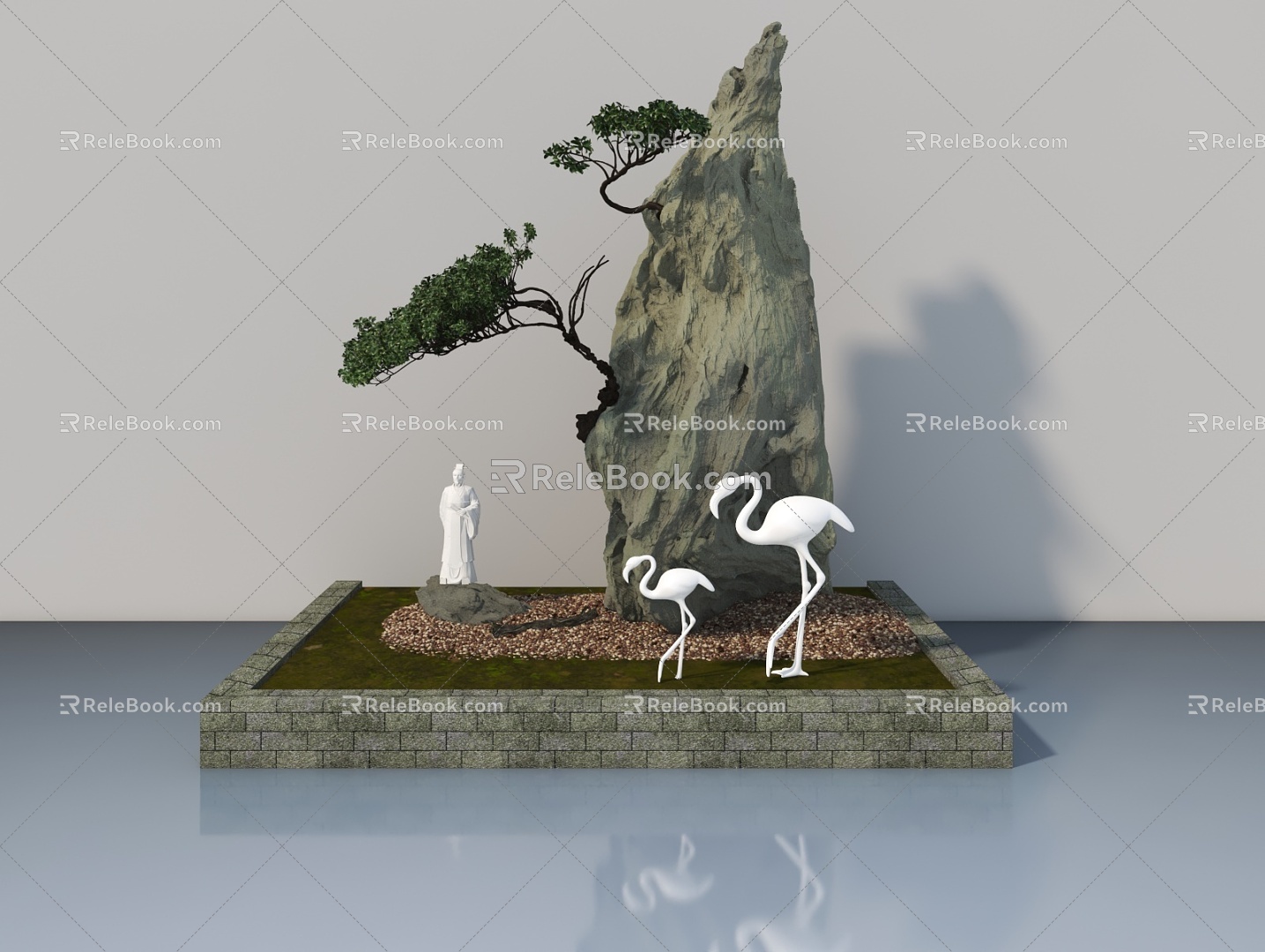 Stone Landscape 3d model