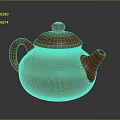 Red Ceramic Teapot Home Furniture With Lid Handle And Spout Design